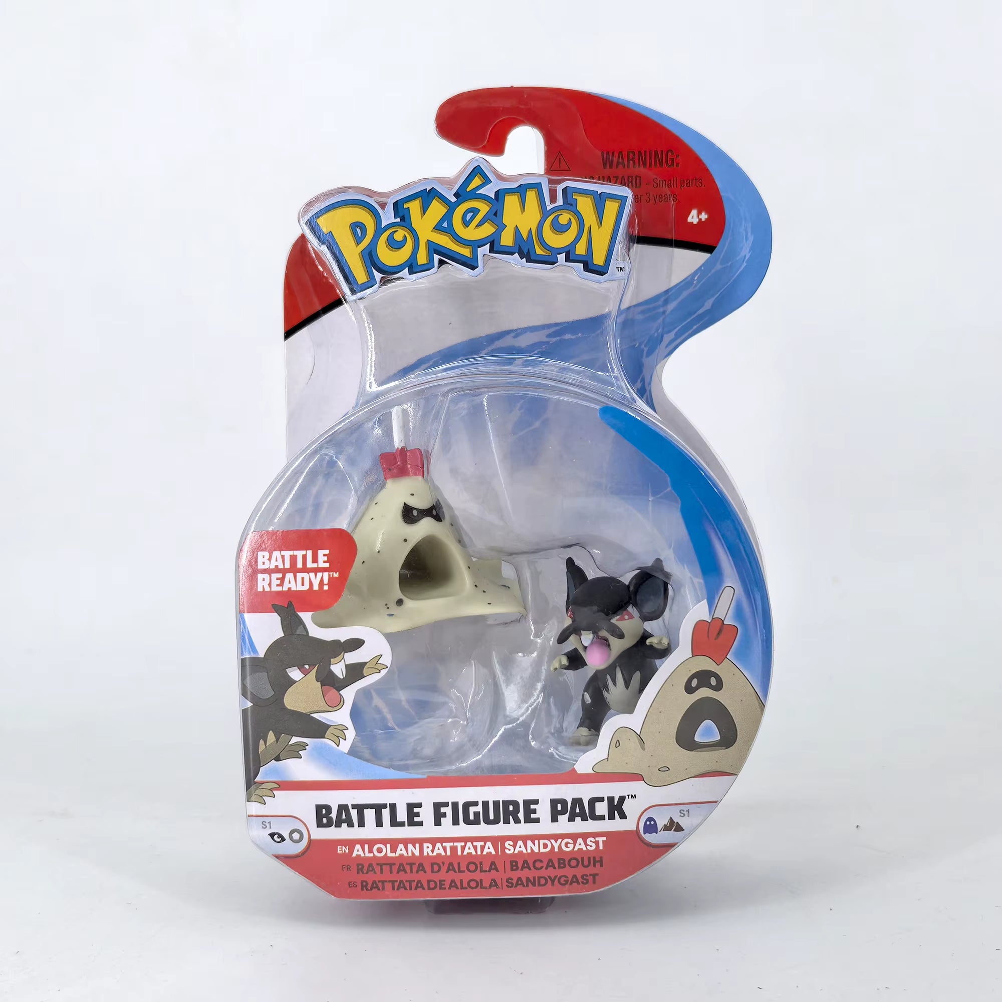 WCT Pokemon Battle Figures Pack Pikachu Wobbuffet Alolan Rattata Rowlet Metang Alolan Muk Model Toys Collections Kids Gifts